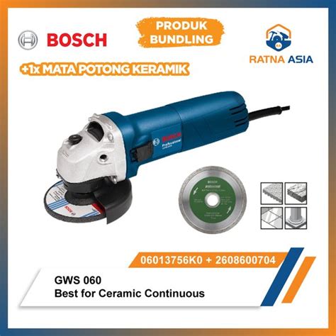 Jual Mesin Gerinda 4 Bosch GWS 060 Mata Potong Keramik Di Lapak PT