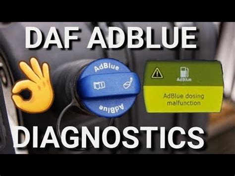 Daf AdBlue System Repair Faults Solved YouTube