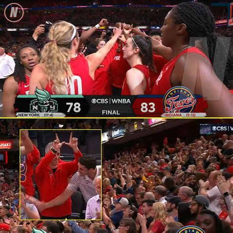 Caitlin Clark Indiana Fever Celebrate FIRST Win Vs New York Liberty