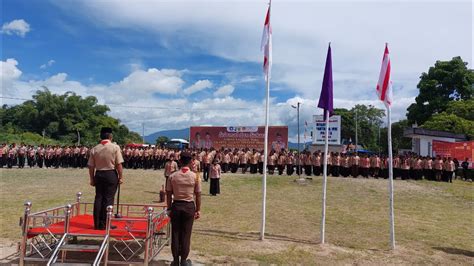 Pembukaan Kwarda Pramuka Sumut Gelar Kemah Kaldera Toba Youtube