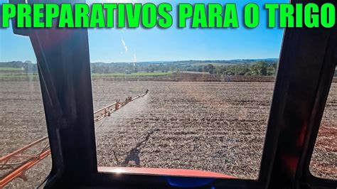 Come Ando Os Preparos Para Plantar O Trigo Youtube