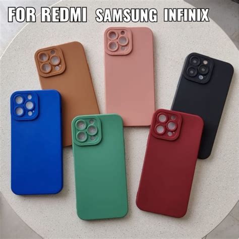 Jual SOFT CASE PRO CAMERA MACARON REDMI 9C NOTE 11 PRO REALMI C35 C31