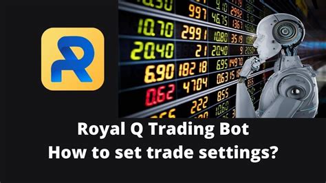 Royal Q Crypto Trading How To Set Trade Settings YouTube