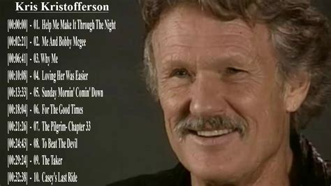 Kris Kristofferson Greatest Hits Best Songs Of Kris Kristofferson