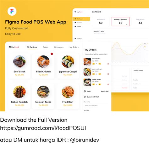 Food POS UI Design (Demo) | Figma