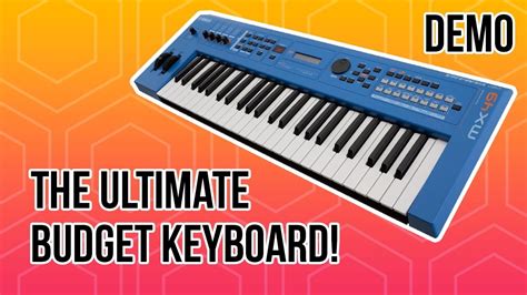 The Ultimate Budget Keyboard For Churches Yamaha Mx49 Demo Youtube