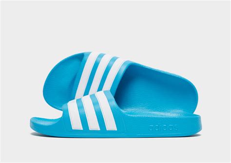 Blauw Adidas Adilette Slippers Kinderen Jd Sports