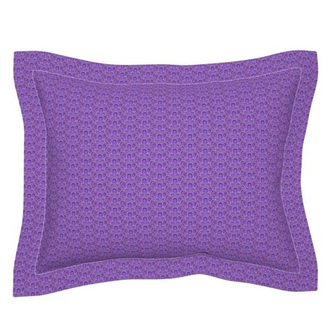 Double Earth Lilac Standard Pillow Sham Spoonflower Pillows