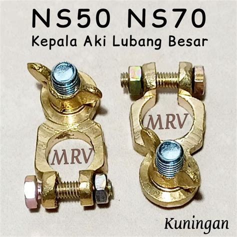 Jual Klem Kepala Aki Kuningan Lubang Besar Ns N Shopee Indonesia