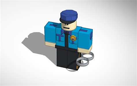 3D design Roblox cop - Tinkercad