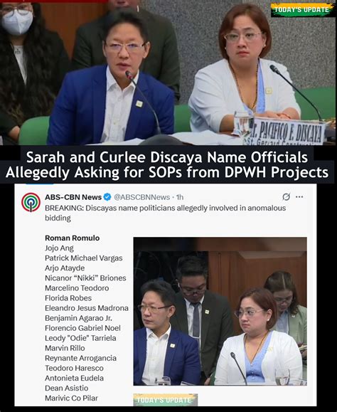 todays sarah  curlee discaya  officials allegedly