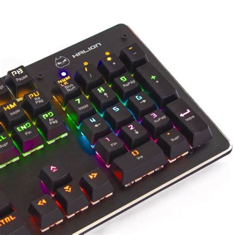 Teclado Gamer Mec Nico Halion Ha K Apolo Ii Rgb Usb Blue Planet