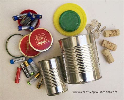 Creative Jewish Mom Recycled Tin Can Craft