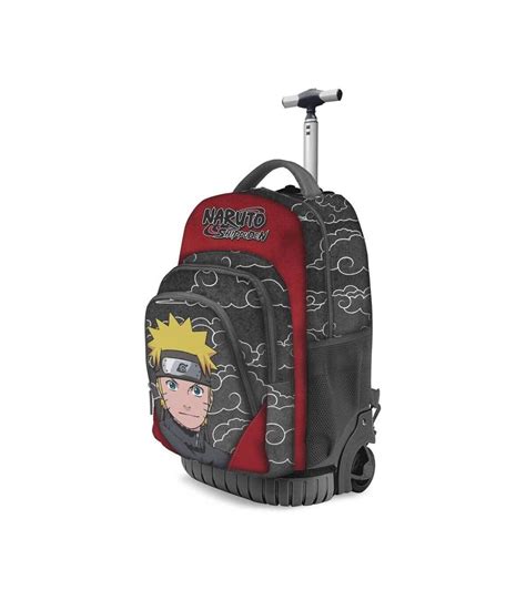 MOCHILA TROLLEY NARUTO SHIPPUDEN CLOUDS 47 CM JUGUETES PANRE