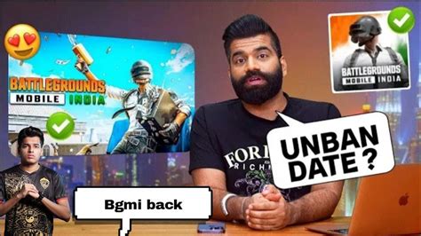 New Bgmi Back Unban In Date Technical Guruji Bgmi Unban News Youtube