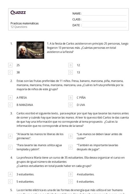 50 Números irracionales hojas de trabajo para Grado 4 en Quizizz