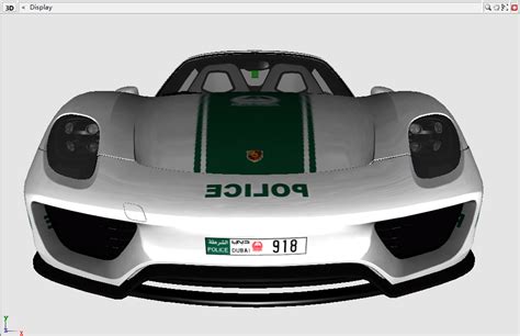 POPO-SPOT: 【W.I.P】2015 Porsche 918 Spyder Dubai Police