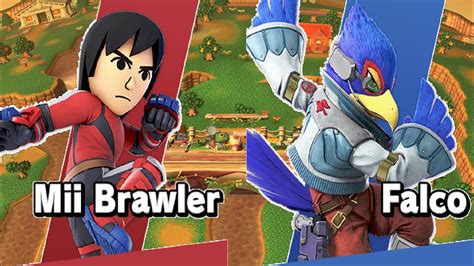 Mii Brawler Vs Falco Super Smash Bros Ultimate Youtube