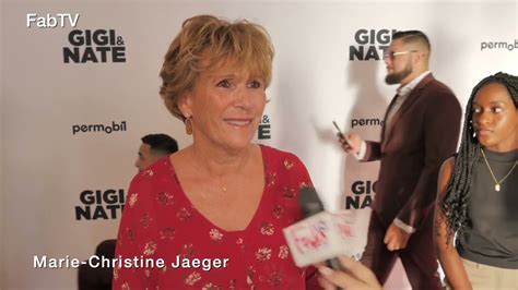 Marie Christine Jaeger Arrives At The Gigi Nate Red Carpet Youtube