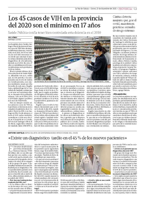 Los 45 casos de VIH en la provincia del 2020 son el mínimo en 17 años