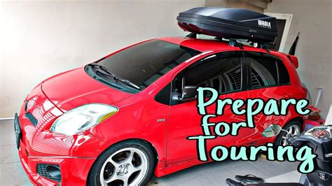 Pasang Roof Box Toyota Yaris Persiapan Sebelum Touring Youtube