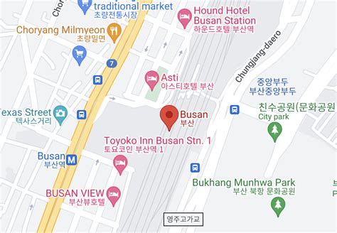 Busan Train Station Map Directions Korea Trains