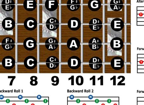 Lap Steel Guitar Fretboard Wall Chart Poster Grelly Uk