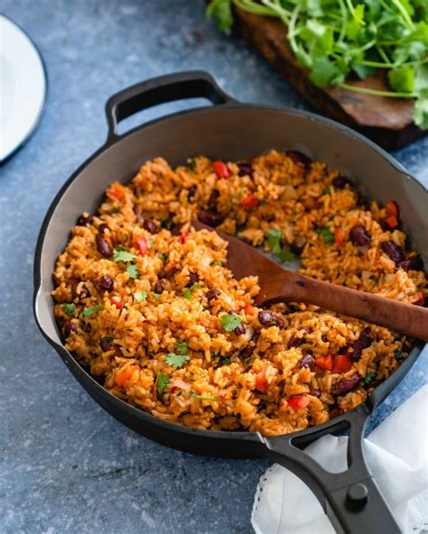 Spanish Rice And Beans Easy Pantry Meal A Couple Cooks