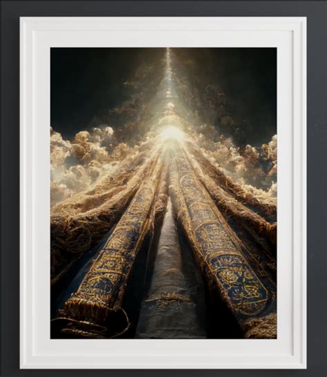 Digital File To Print The Painting Of The Heavenly Scrolls Of The