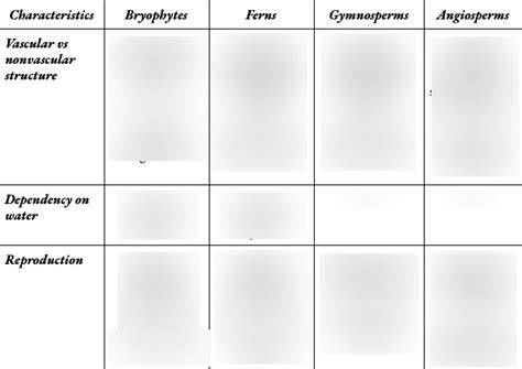 Biology 2201 Unit 2 Plants Diagram Quizlet