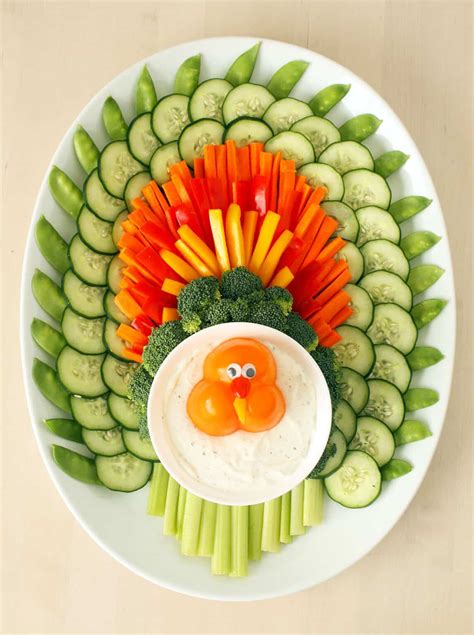 Turkey Veggie Tray - Super Healthy Kids