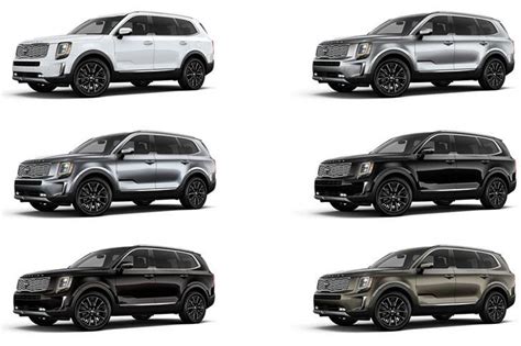 Kia Telluride Comparison Chart