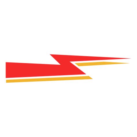 Red And Yellow Lightning Bolt Logo Png And Svg Design For T Shirts