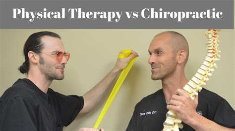 Physical Therapy Vs Chiropractic Total Health Systems