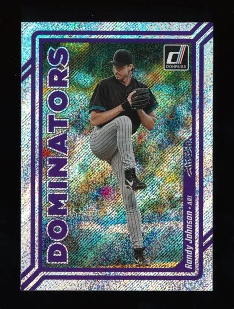 Randy Johnson Donruss Dominators Rapture Parall Le D Eur