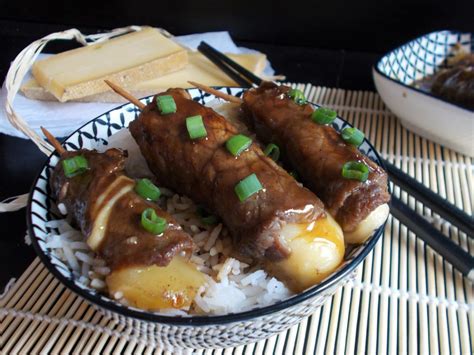 Yakitori de boeuf épicé au fromage Abondance Toque de Choc