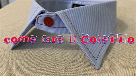 Come Fare Il Colletto Della Camicia How To Make A Shirt Collar Youtube