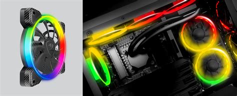 Cougar Vortex RGB HPB 120 Ventilador Con Un Halo RGB Direccionable