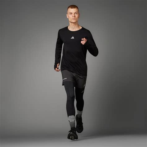 Adidas Ultimate Running Conquer The Elements Merino Long Sleeve Shirt