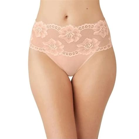 Wacoal Intimates Sleepwear Wacoal Nude Light And Lacy Hi Cut Full