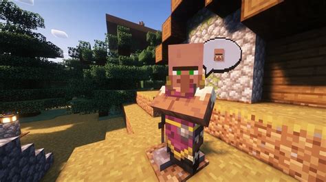 Minecraft Redditor S Innovative Talking Bubbles Enhancing Villagers