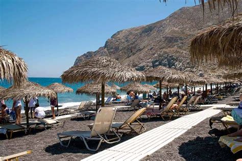 Kamari Beach Santorini | Kamari beach guide Santorini