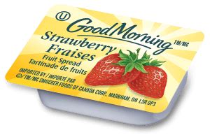 Good Morning Strawberry Fruit Spread Smucker Foodservice Canada