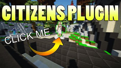 Citizens Plugin Bungee Npc Minecraft Plugins Youtube