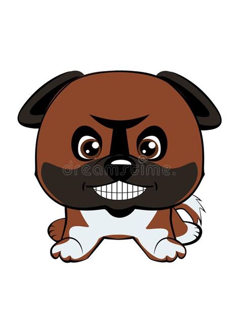 Vector Illustration Of Angry Dog Stock Vector Illustration Of Head