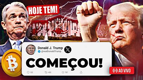 Bitcoin Explode Ap S Atentado Contra Trump Por M Powell Fala Hoje E