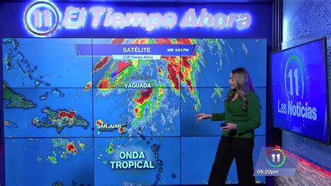 Vaguada Frontal Y Onda Tropical D Bil Aumentar N La Inestabilidad En