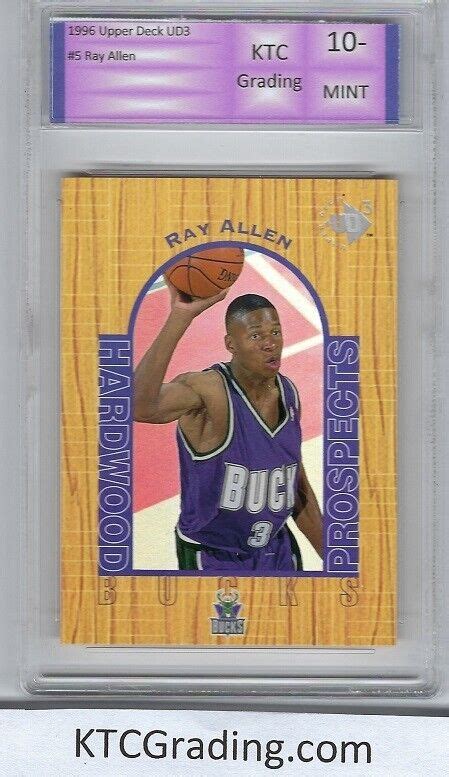 1996 Upper Deck UD3 5 Ray Allen Rookie Graded 10 Mint KTCGrading EBay