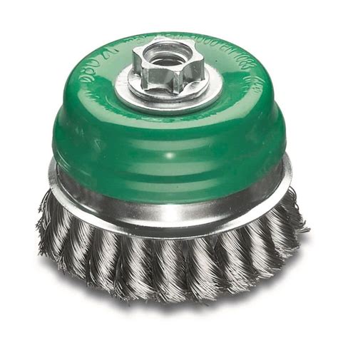 Stainless Steel Twist Knot Cup Brush 100mm Wire Brushes From Wire Uk