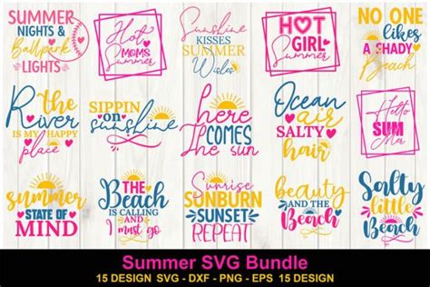 Summer Svg Bundle Graphic By Creativemomenul022 · Creative Fabrica